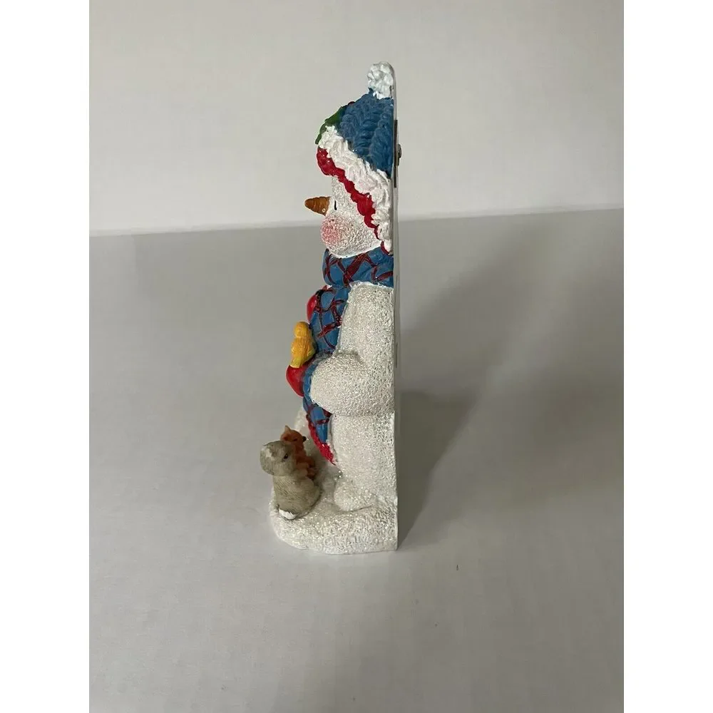 Snowman Christmas Winter Holiday Thermometer White Wall Piece Nice‎